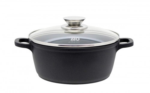 Elo Alucast garnek z pokrywą 4l; 24cm, 91564