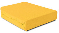 Darymex Prześcieradło Frotte z gumką żółte 220x200 dx-220-pft-006