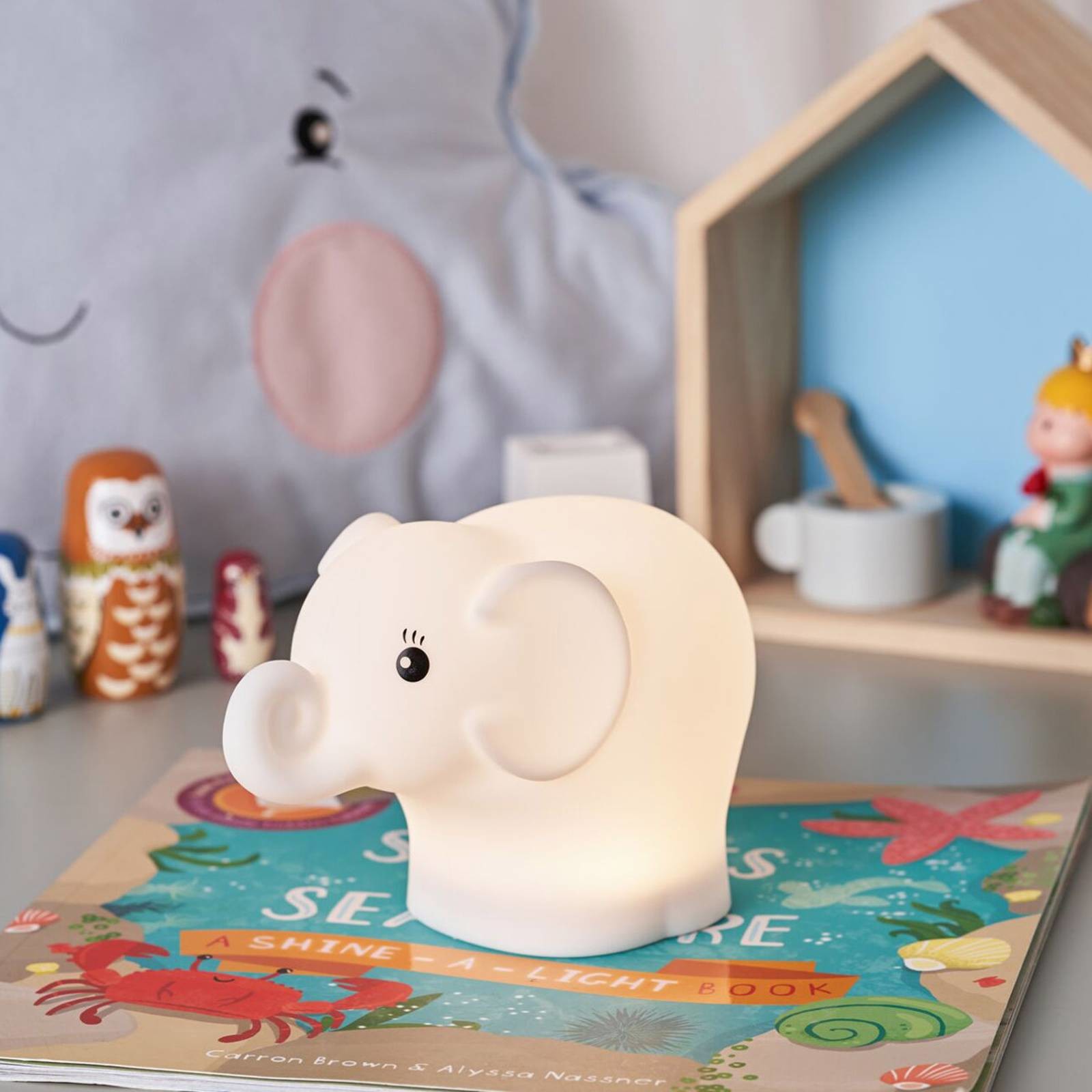 Pauleen Pauleen Night Elephant lampka nocna LED, USB, RGBW
