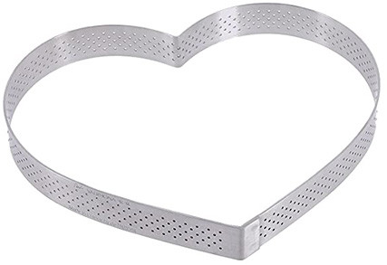 De Buyer Forma do pieczenia w kształcie serca 18 cm stal nierdzewna