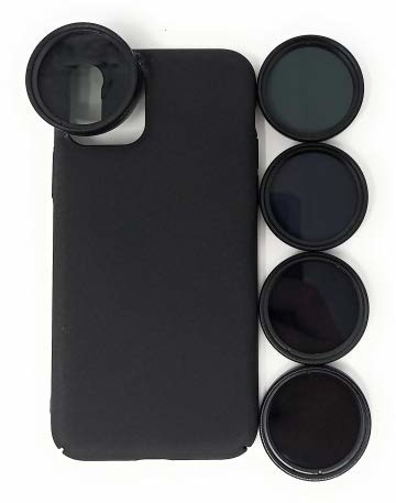 System-S System-S Filtr ND 37 mm zestaw neutralnego zagęszczania filtr szarości z etui do iPhone 11 Pro 10069072107333