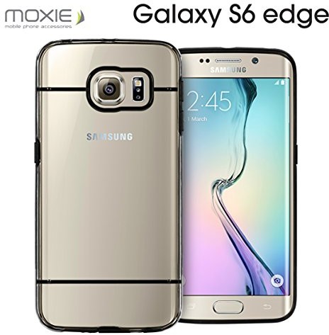 Moxie Mobile phone accessories Neo etui ochronne do Galaxy S6 Edge, pleksiglas, czarne COVPLEXINEOS6EDGEB