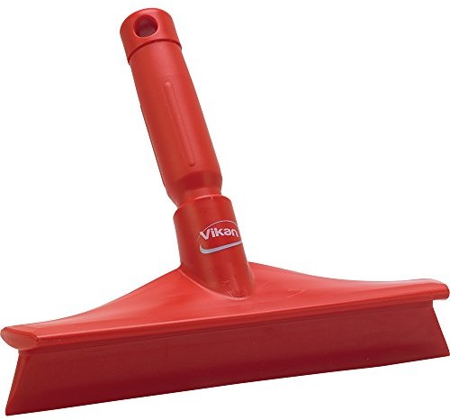 Vikan Ściągacz higieny z trzonkiem z mini, 245 MM, rożne. Kolory, czerwony 71254