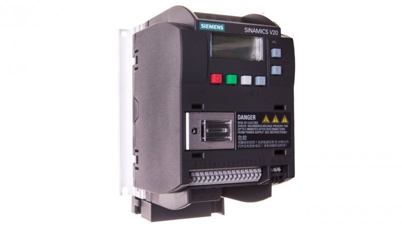 Siemens Falownik Uwe=400V, Uwy=3x400V/4,1A 1,5kW Sinamics V20 6SL3210-5BE21-5UV0 6SL3210-5BE21-5UV0