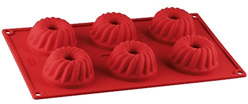 Dr Oetker 1255 foremka silikonowa do mini babek, na 6 wypieków 1270