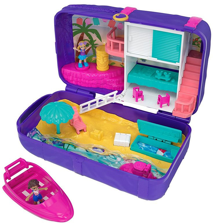 Mattel Polly Pocket Ukryte światy Zabawa na plaży FRY40
