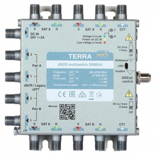 Terra Multiswitch przelotowy SRM-544 dSCR SRM-544