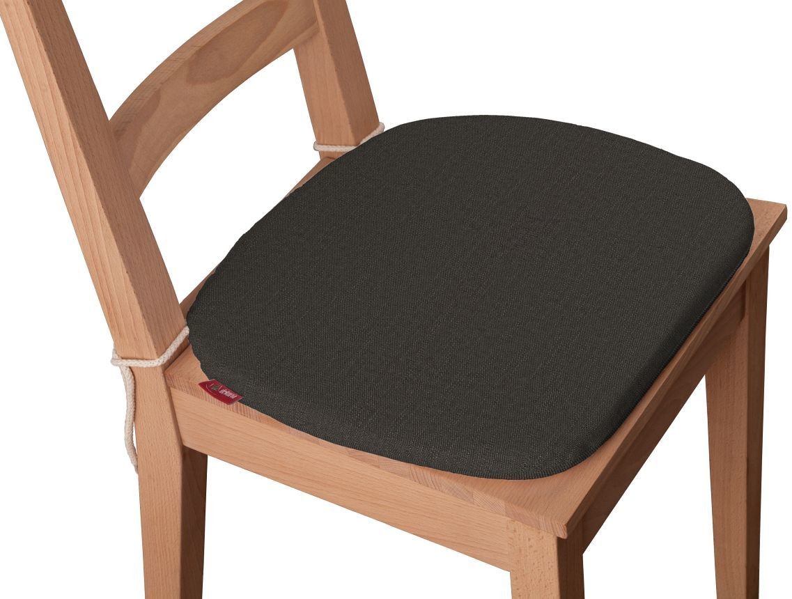 Dekoria Siedzisko Bartek na krzesło brązowy szenil 40x37x2,5cm Vintage 220-702-36