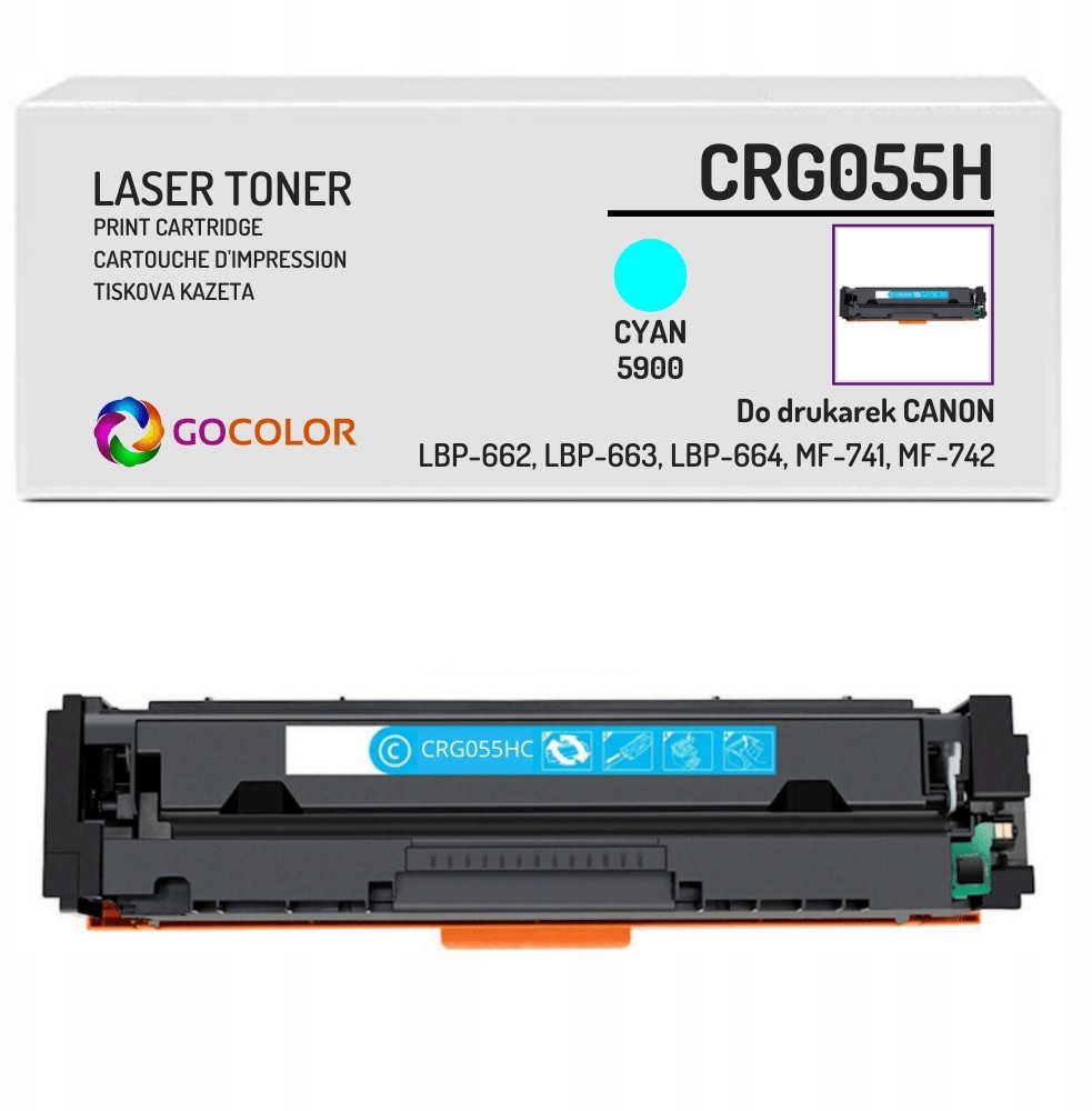 Toner CRG055HC zamiennik do Canon iSENSYS MF746Cx