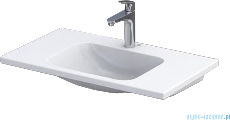 ORISTO Cera umywalka ceramiczna meblowa 80x46cm UME-CE-80-91 |