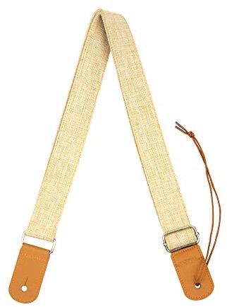 CASCHA CASCHA Ukulele pasek, pasek do noszenia regulowany do 139 cm, bawełna, beżowy HH 2202 HH 2202