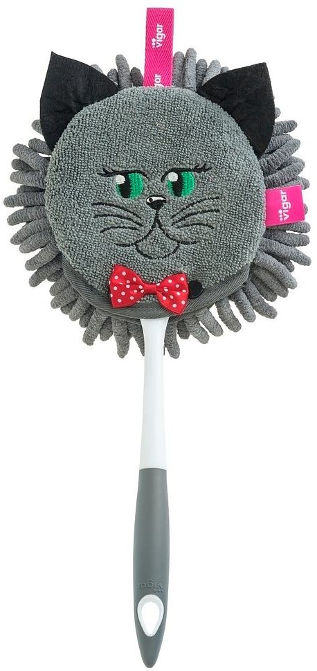 Vigar Miotełka Do Kurzu Z Mikrofibry Peppi Długa Szara