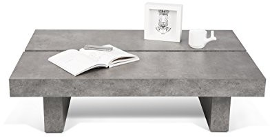 Temahome Tokyo 94 x 25 cm stolik kawowy, drewno, betonfarbig, 94 x 62 x 25 cm 9000.624711