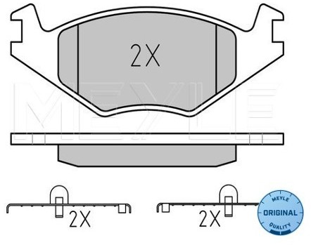 Wulf Gaertner Autoparts Zestaw klocków hamulcowych, hamulce tarczowe Wulf Gaertner Autoparts 025 208 8715