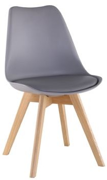 Furnitex Krzesło PC-010 Buk Szary 62801