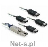 Delock kabel SAS mini 26pin > 4x eSATA SFF 8088 4x eSATA 1m