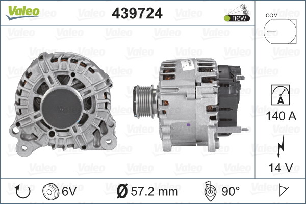 VALEO alternator nowy 439724 439724