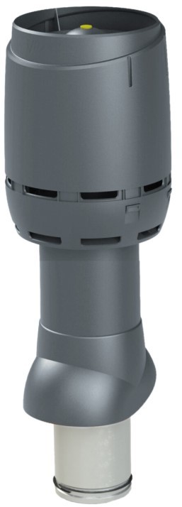 VILPE Kominek wentylacyjny izolowany FLOW 125P/IS/500 Szary Specjalistyczny sklep 28 dni na zwrot