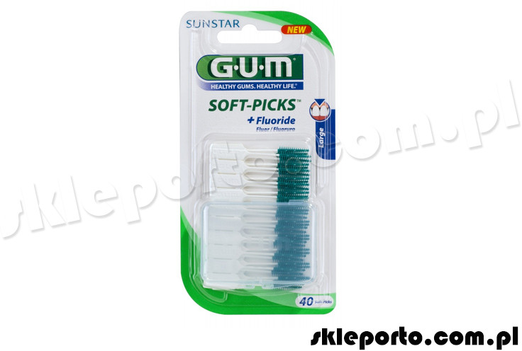 GUM GUM Soft-Pick Large - szczoteczki międzyzębowe czyściki międzyzębowe