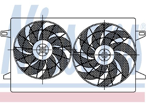 NISSENS Wentylator, kondensator klimatyzacji NISSENS 85197