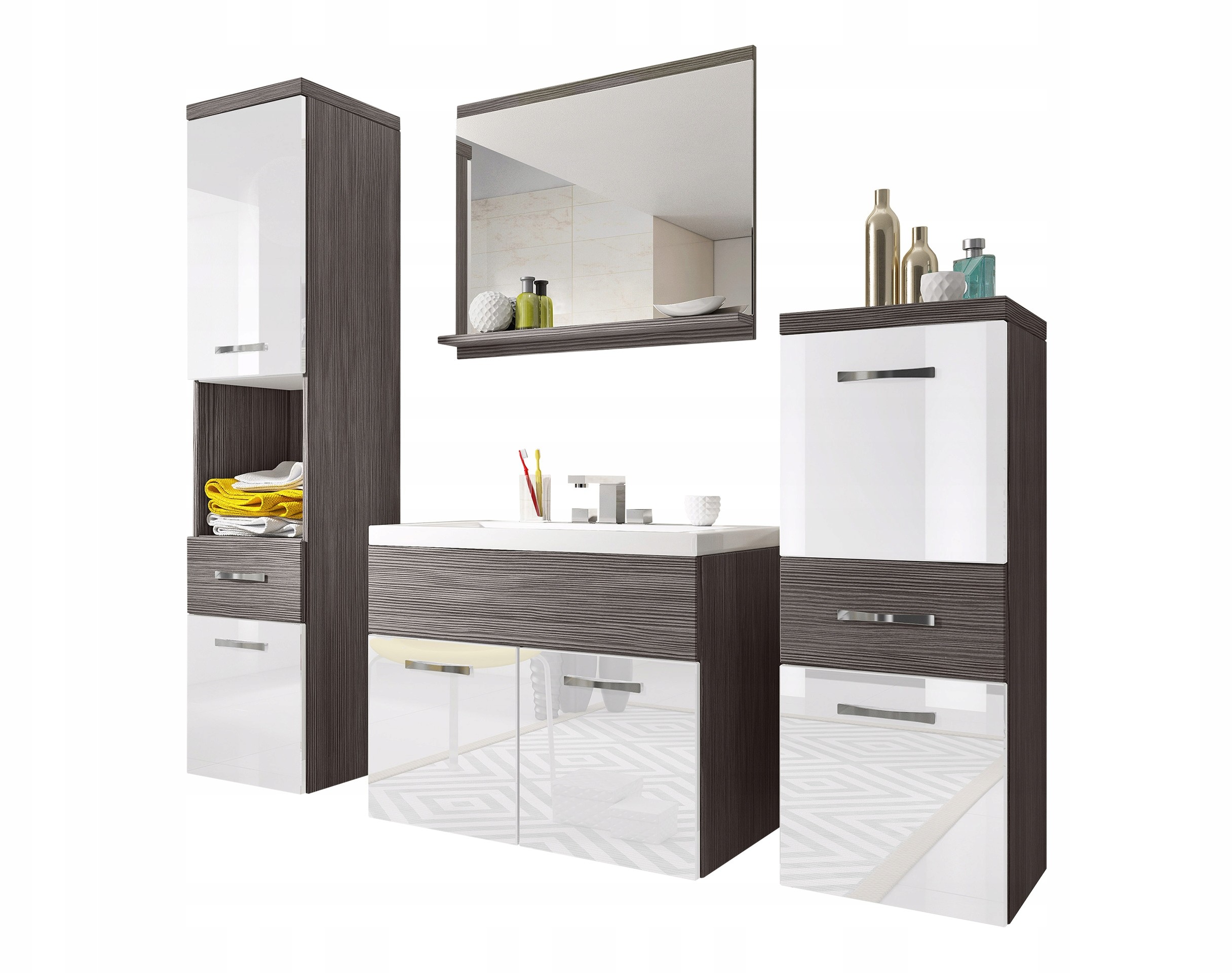 Meble łazienkowe Abba meble do łazienki + Umywalka