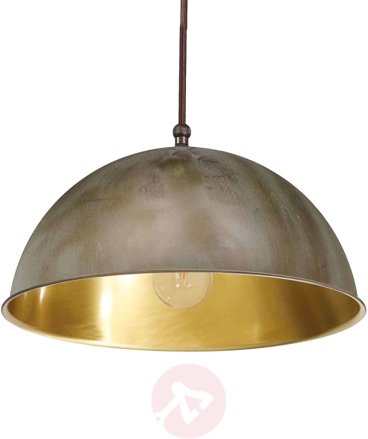 Moretti Lampa wisząca Circle, złota/mosiężna antyk, 20cm