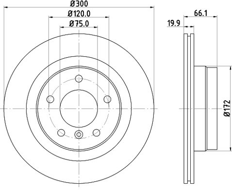 HELLA PAGID Tarcza hamulcowa PAGID 8DD355111-281