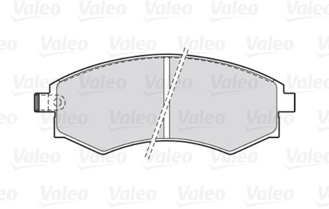 VALEO Zestaw klocków hamulcowych, hamulce tarczowe 301574