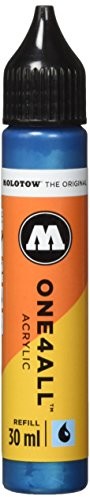 Molotow mołotow mo693224 Refill one4all, tusz uzupełniający zawiera do marker permanentny 30 ML 1 sztuki Metaliczny Niebieski MO693224