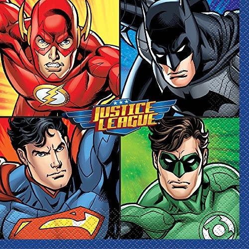 Justice League Luncheon Napkins [16 per Pack] 49962