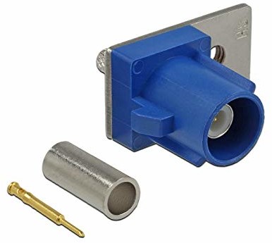 Delock FAKRA pin sprężynowy do zaciskania 1 nacięty otwór 89743