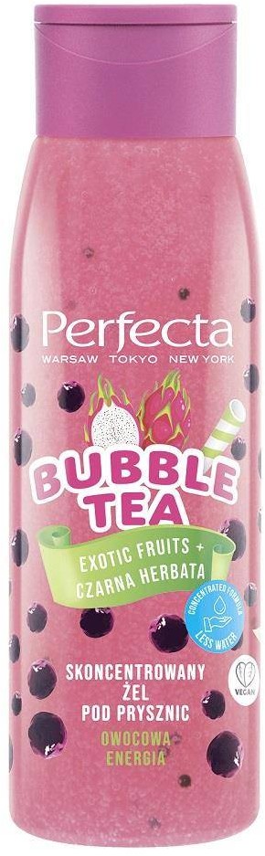 Perfecta Perfecta Bubble Tea shower gel Exotic Fruits & Czarna Herbata 400ml 103368-uniw