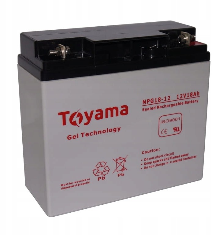 Akumulator żelowy Toyama 12V 18Ah NPG18-12 M5