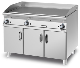 RM Gastro FTL 912 GS Płyta grillowa gazowa gładka chromowana | FTL-912-GS