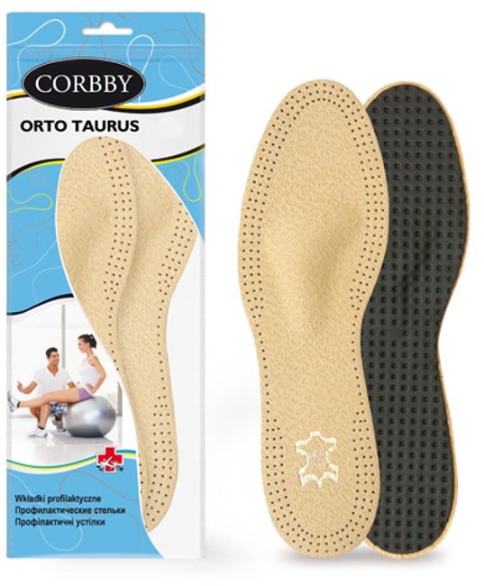 Corbby Wkładki CORBBY ORTO TAURUS, Rozmiar: 35, 1 para