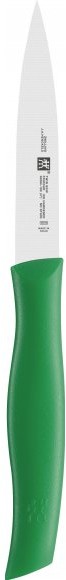 Zwilling TWIN GRIP NÓŻ DO OBIERANIA WARZYW 10 CM ZIELONY STAL NIERDZEWNA TWORZYWO SZTUCZNE 38094-101-0