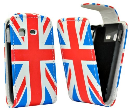 Accessory Master Eleganckie skórzana torba na Samsung Galaxy S5300  Pocket Union Jack 5055403882604