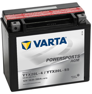 Varta MOTOR B/O 12V 18AH 250A YTX20L-BS [175X87X155]