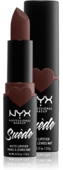 NYX Professional Makeup Professional Makeup Suede Matte Lipstick szminka matująca odcień 07 Cold Brew 3,5 g