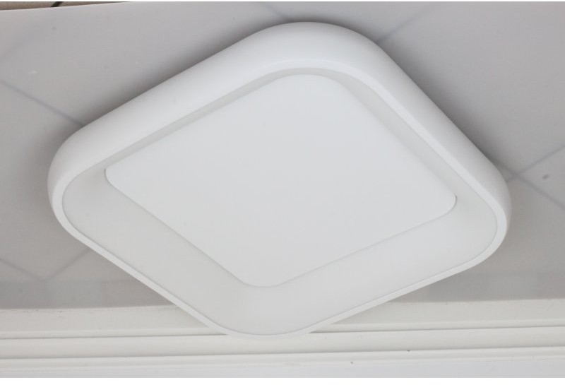 Light&More LM P ACRA 38W WH PLAFON NOWOCZESNA LAMPA SUFITOWA NATYNKOWA LED 38W 3000K 48X48cm BIAŁY