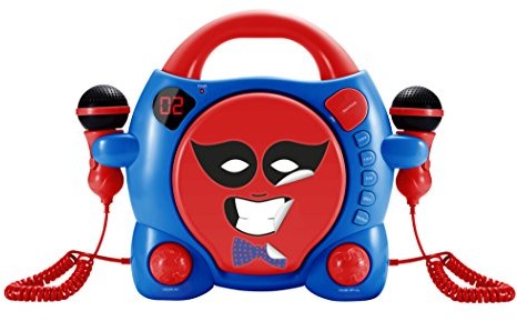 BigBen BIG BEN, Portable CD Player met 2 Microphones  My Billy (rood/blauw) CD59BOYSSTICK