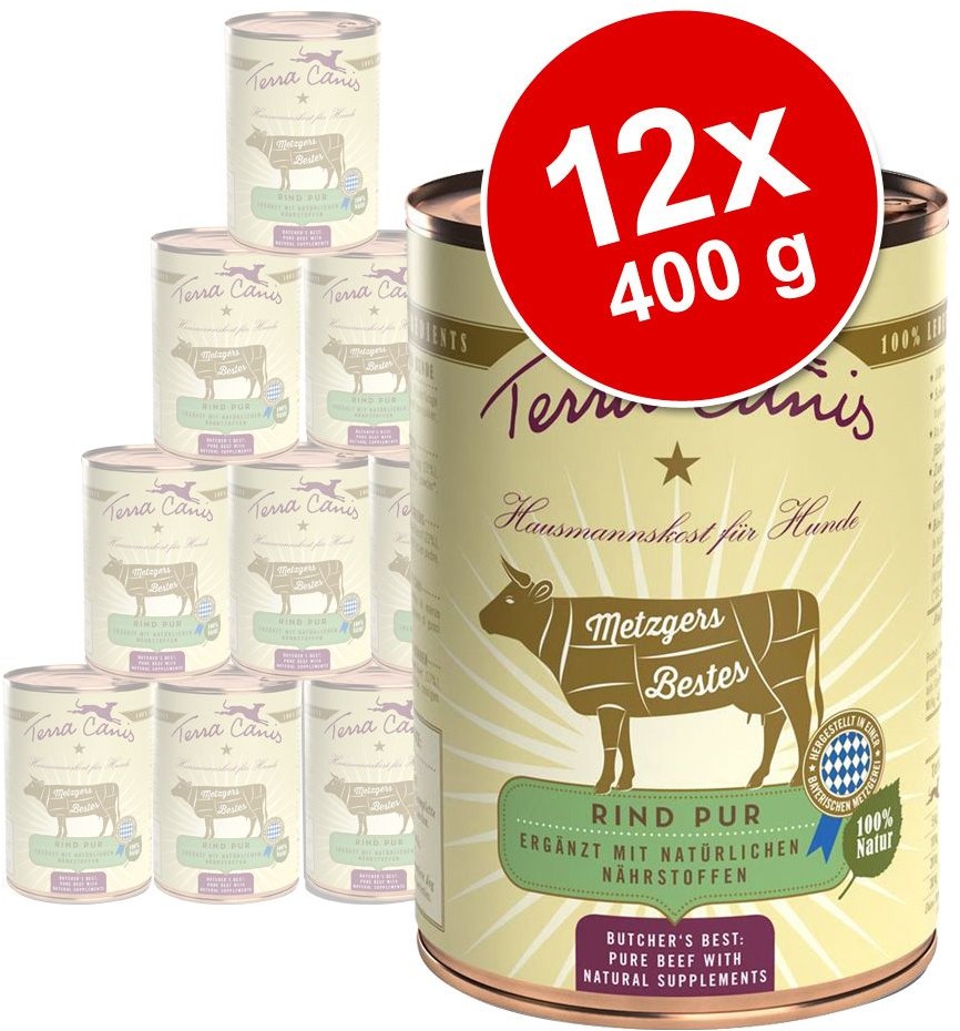 Terra Canis czyste mięso 6 x 400 g Czysty kurczak