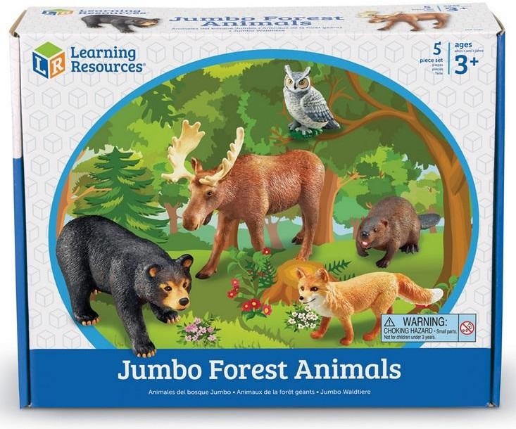 Cass film Duże Figurki. Zwierzęta leśne. Zestaw 5 szt.