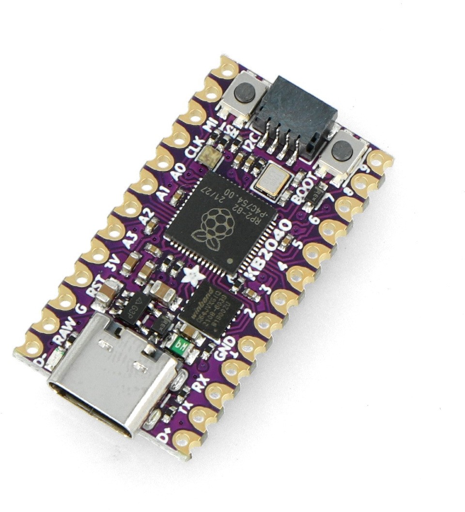 Adafruit Adafruit KB2040 Kee Boar Driver - płytka z mikrokontrolerem RP2040 - Adafruit 5302 ADA-20788