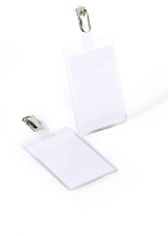 Durable Identyfikator z klipem pionowy 90 x 60mm 25 sztuk 8107