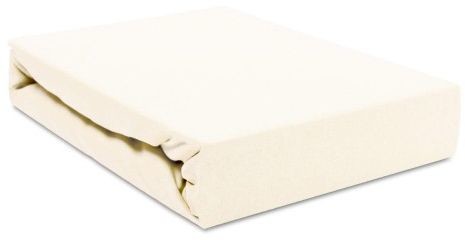 Darymex Prześcieradło Jersey z gumką ecru 60x120 dx-60-pjr-007