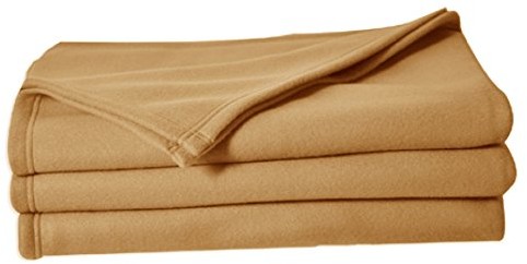 Poyet Motte Poleco koc polarowy, poliester, kolor piaskowy, 240 x 220 cm