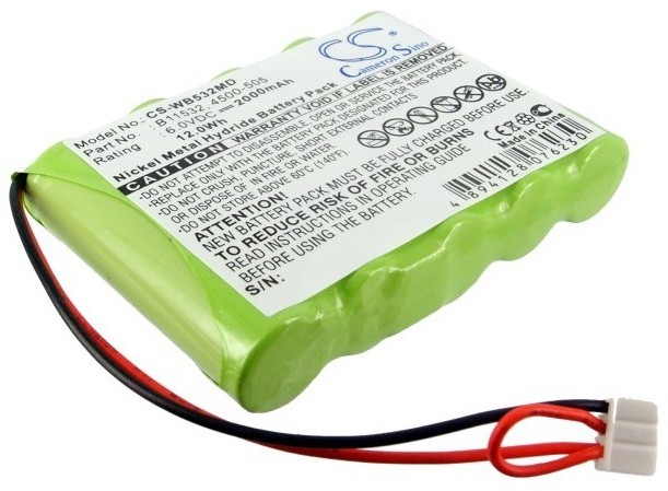 Cameron Sino Welch-Allyn B11532 2000mAh 12.00Wh Ni-MH 6.0V Cameron Sino)