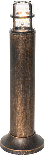 QAZQA Nowoczesna stojąca lampa zewnętrzna mosiężna IP54 50 cm - Kiki