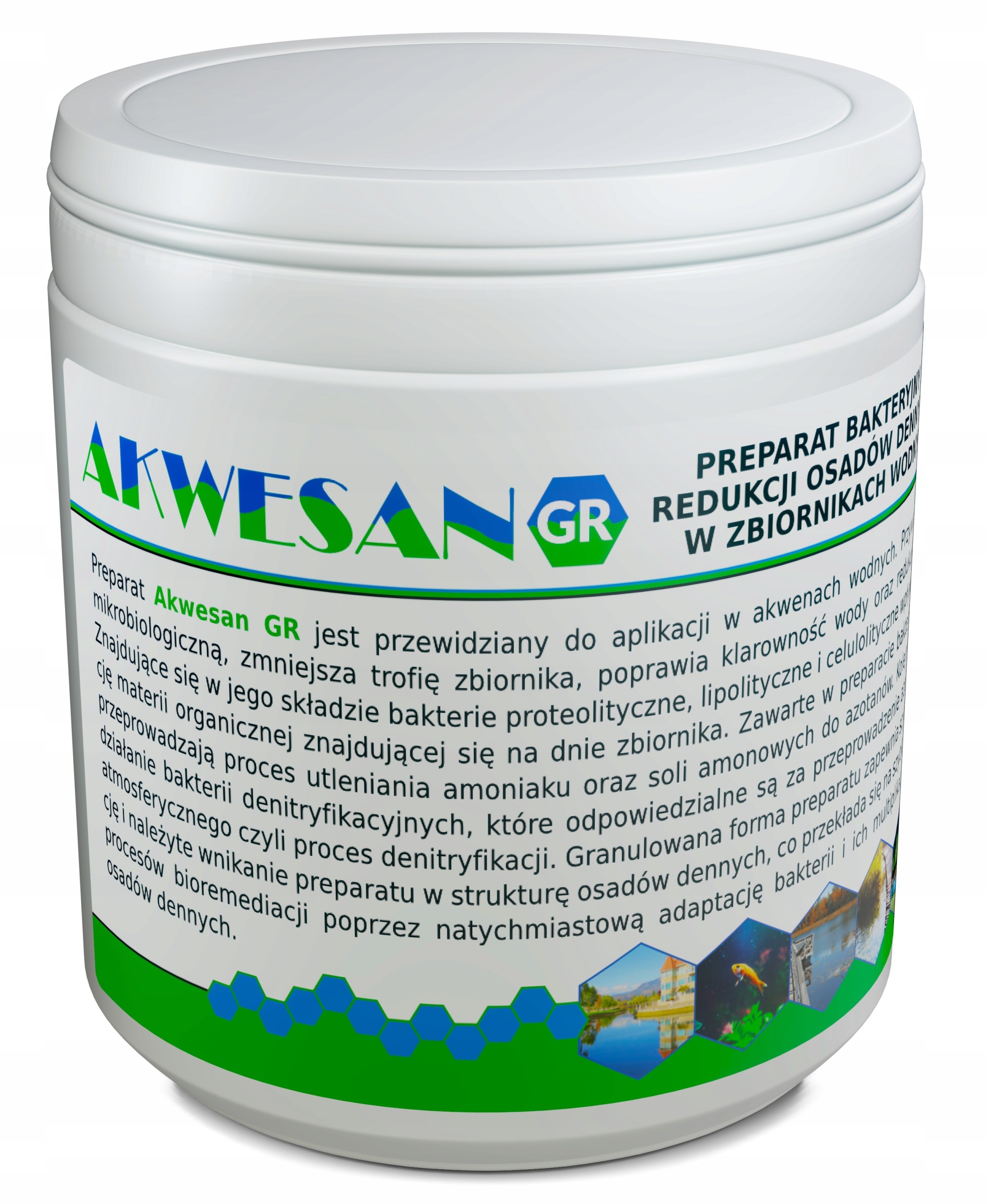 Akwesan Gr 200g Bakterie Do Oczka Wodnego Stawu